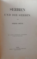 Gopčević Spiridion: Serbien und die Serben