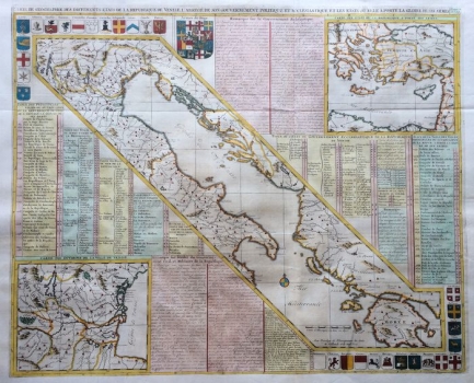 MAP OF THE LAND POSSESSIONS OF THE VENETIAN REPUBLIC